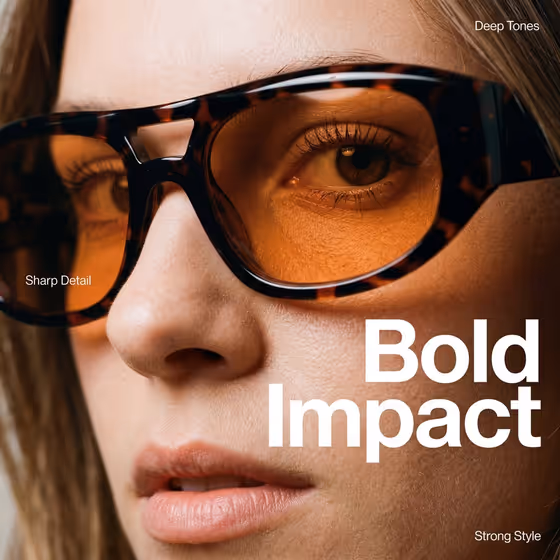 Tortoiseshell Sunglasses Close-Up template result