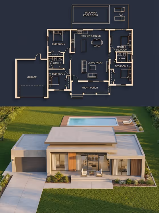 Architecture Section Reveal template result