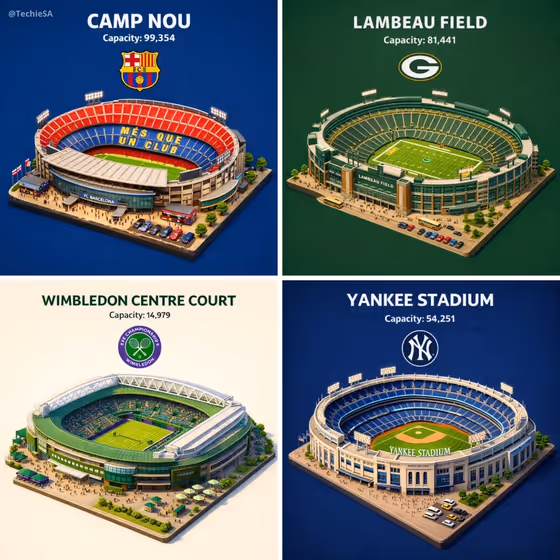 Isometric Stadium Info Diorama template result