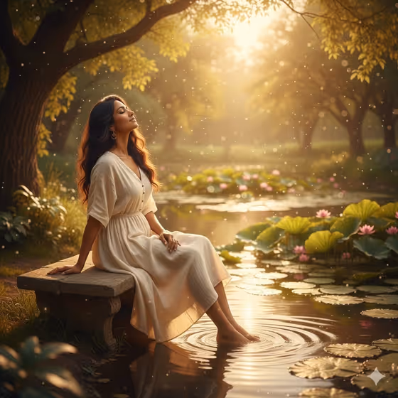 Stillness by the Pond