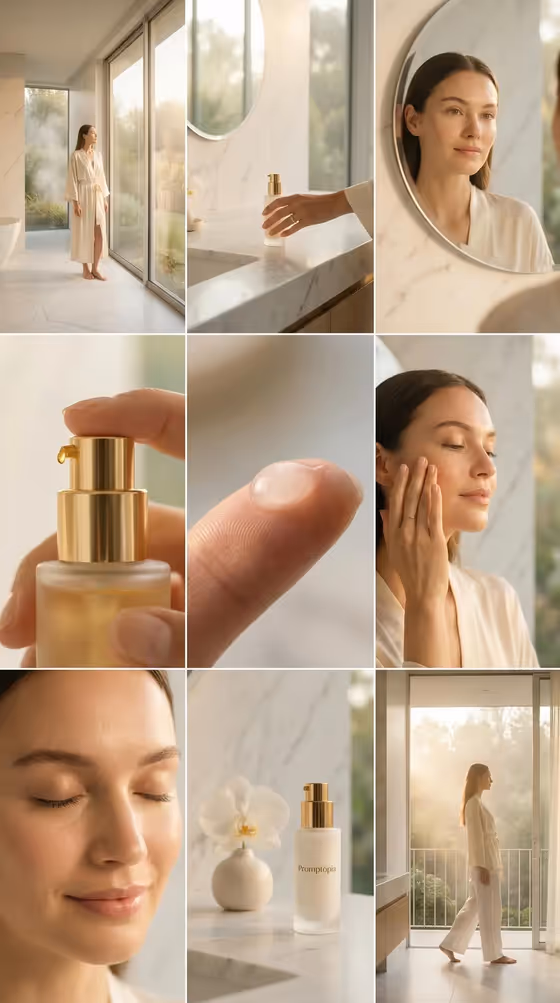 Skincare Ritual Collage