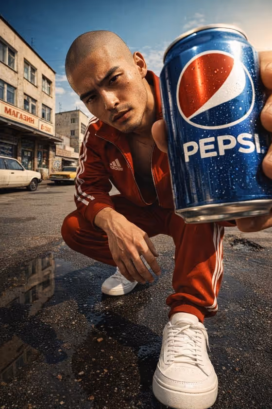 Pepsi Lens Portrait
