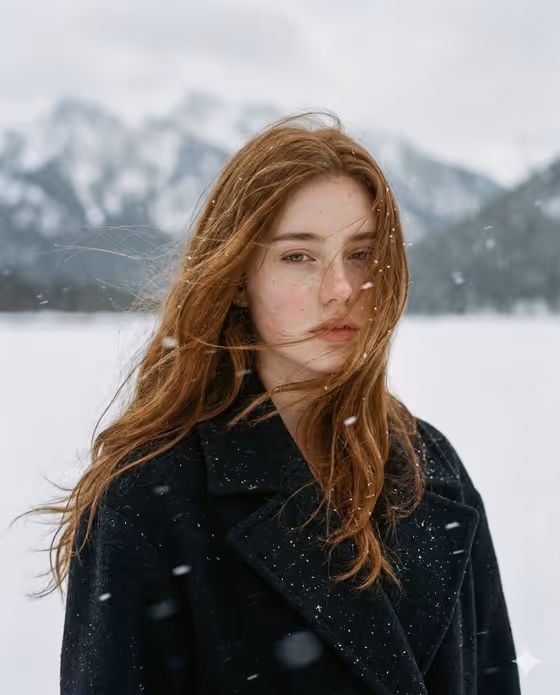 Snowfield Wind Portrait