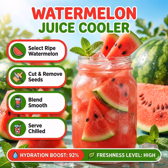 Fresh Juice Steps template result