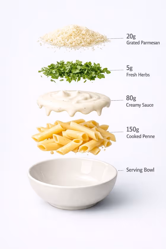 Creamy Pasta Studio Bowl template result