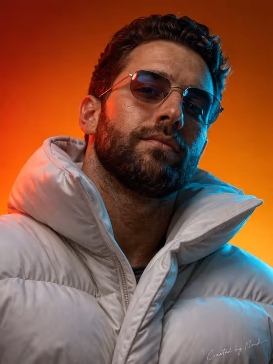 Ultra-Photorealistic Cinematic Portrait Of A Man Viewed
