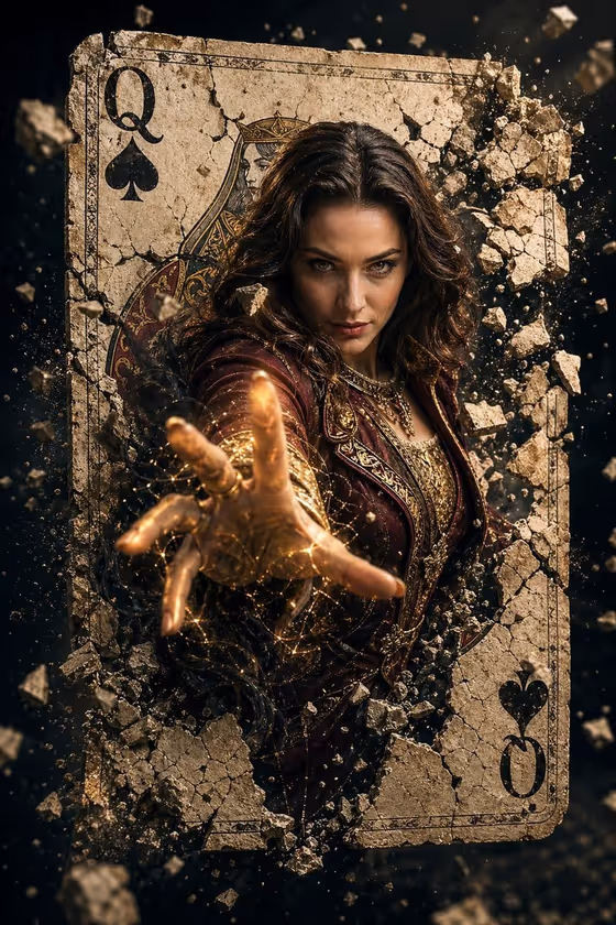 Queen Card Sorcerer