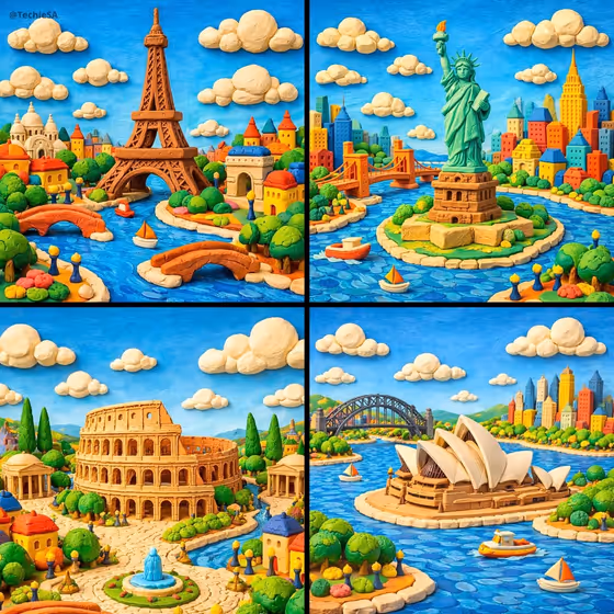 Clay Landmark World