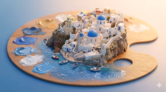 Stylized Miniature 3D Diorama template result