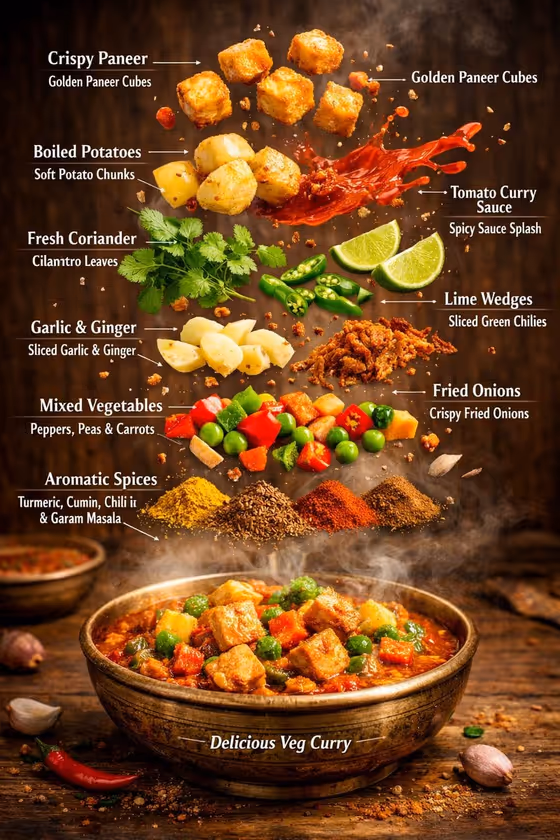 Indian Curry Ingredient Map