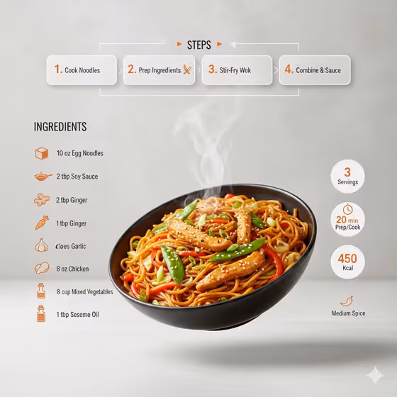 Chow Mein Recipe Breakdown