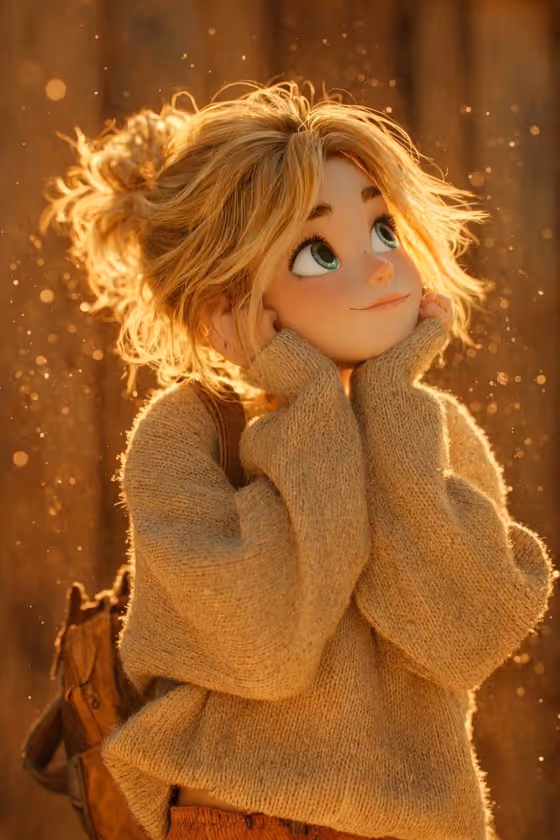 Golden Village Storybook Scene