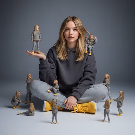 Miniature Clone Portrait template result