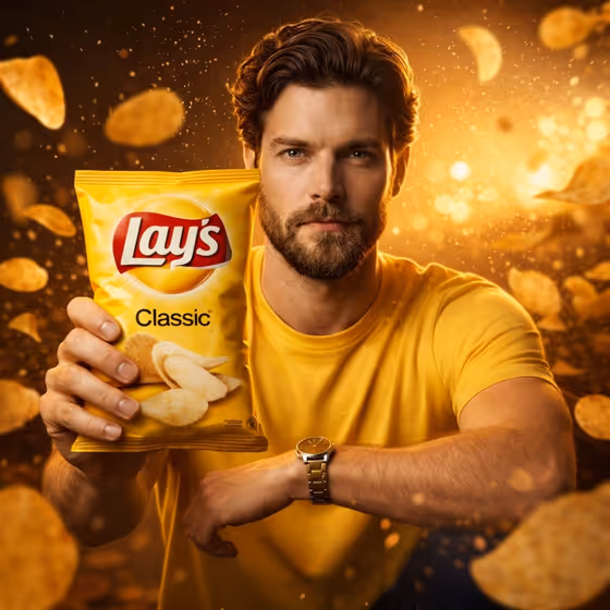 Chips Packet Flavor Campaign template result