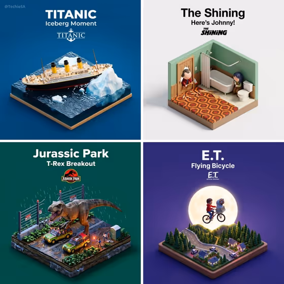Isometric Cultural Diorama