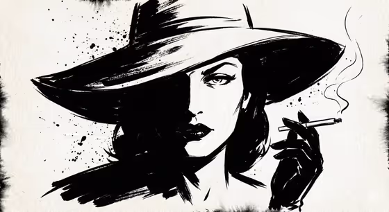 Ink Noir Character template result