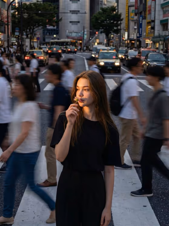 Urban Crosswalk Reference Portrait
