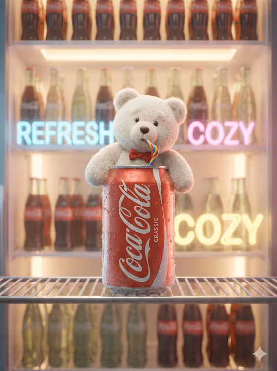 Mascot in the Chilled Can