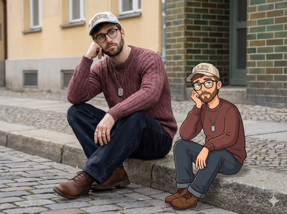 Real and Drawn Street Twin