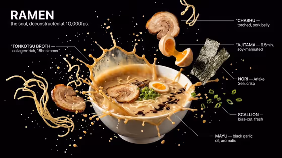 Liquid Explosion Food Poster