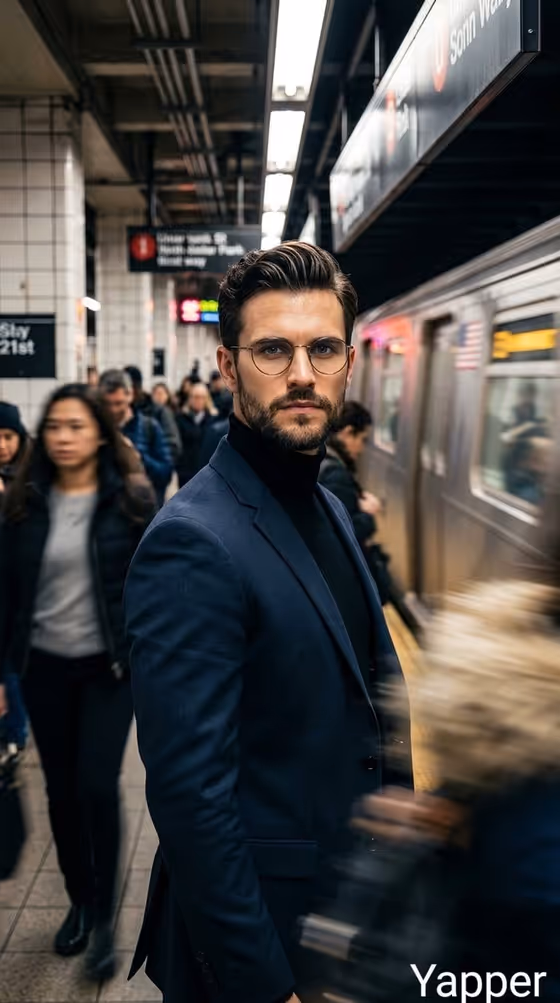 Subway Focus Portrait