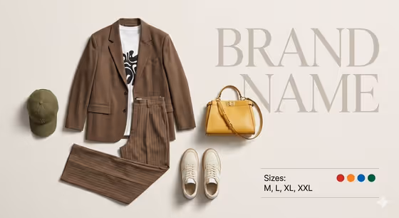 Complete Outfit Flat Lay template result