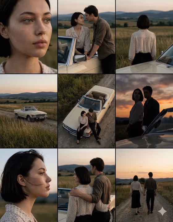 Dusk Roadstop Contact Sheet