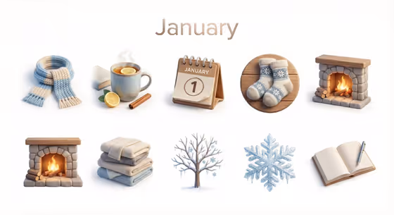 Month Mood Icon Set