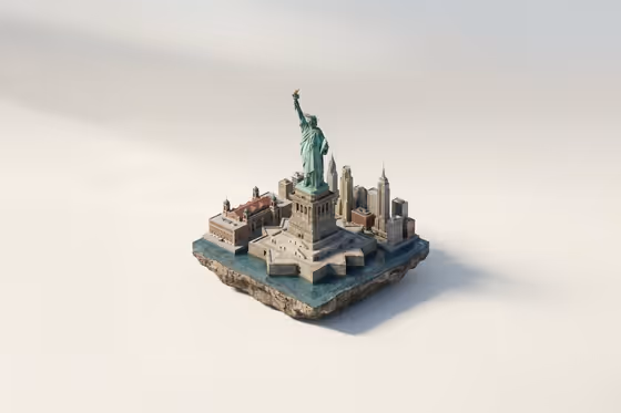 Floating Landmark Miniature template result