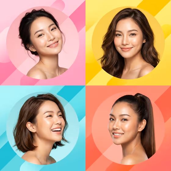 Skincare Campaign Collage