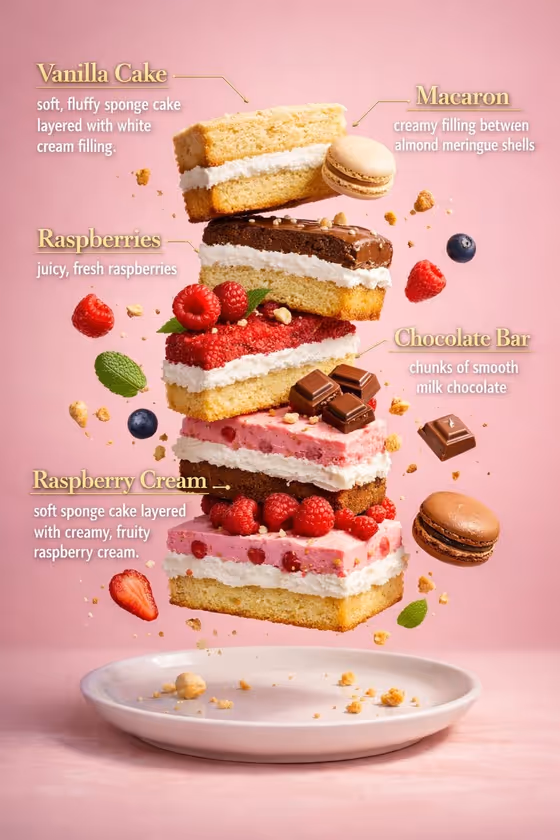Food Process Infographic