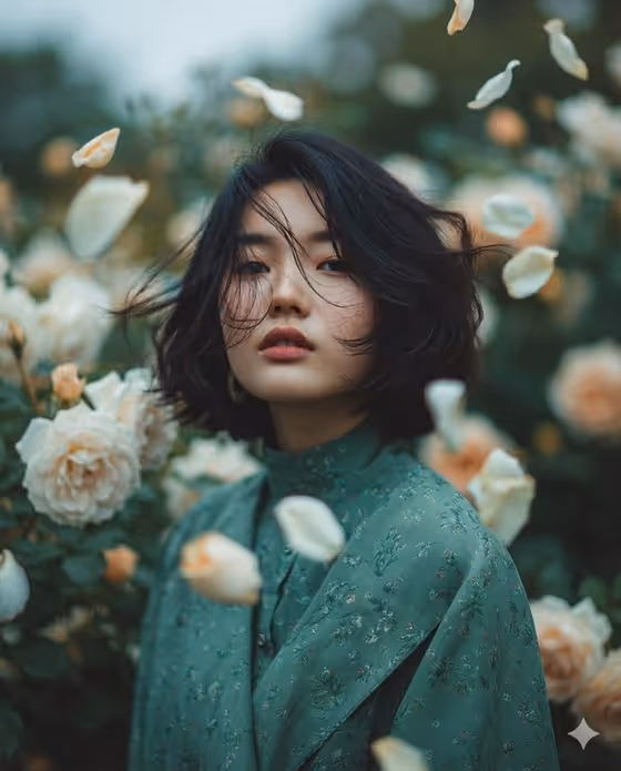 Ethereal Garden Portrait