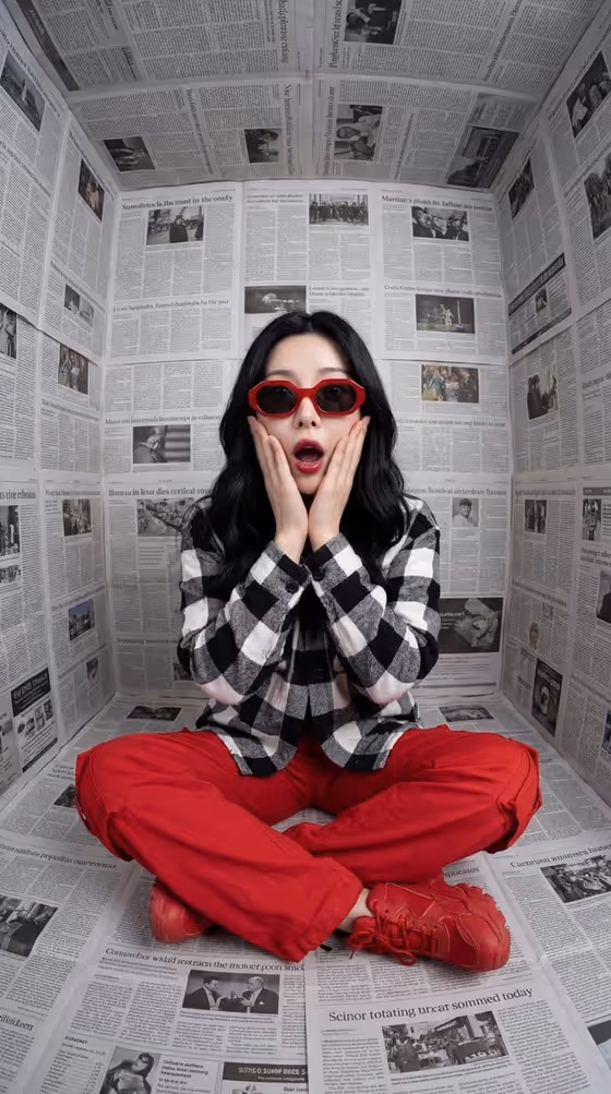 Stylized Fashion Product Diorama