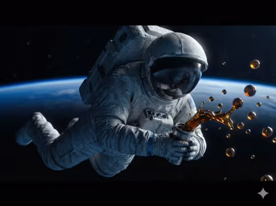 Zero-Gravity Astronaut