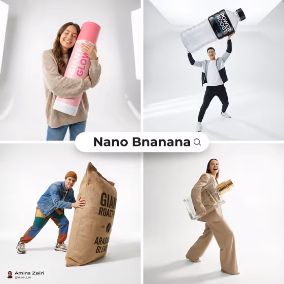 Oversized Product Editorial template result