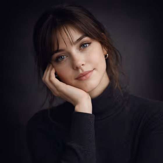 Symmetric Studio Portrait