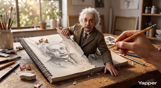 Sketchbook Thinker Illusion