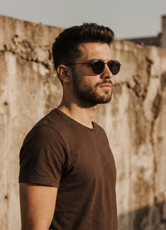 Concrete Wall Golden Profile template result