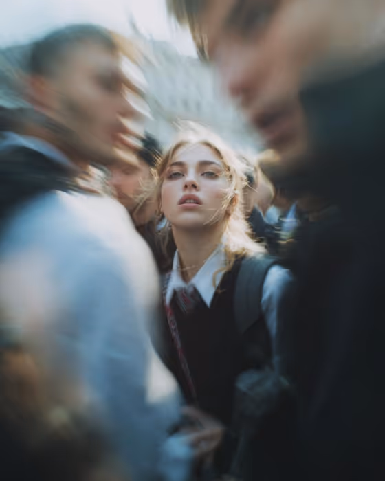 Paparazzi Flash Portrait
