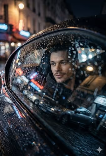 Rainy Car Window