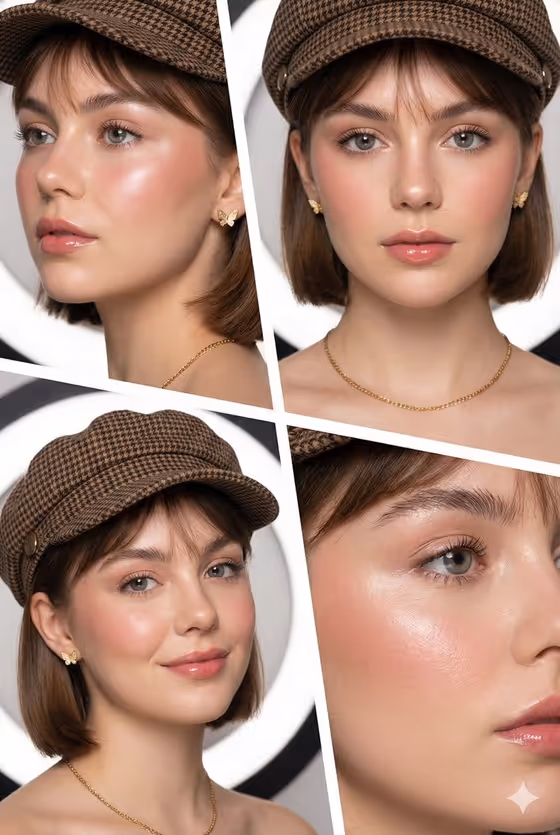 Beauty Editorial Collage template result