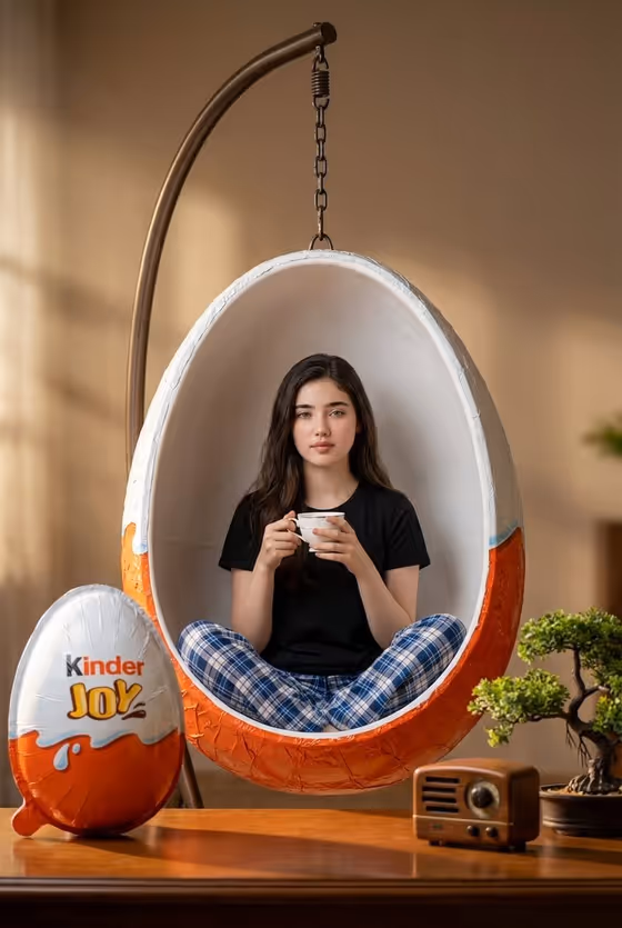 Kinder Egg Swing template result