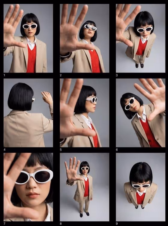 Editorial Fashion Contact Sheet