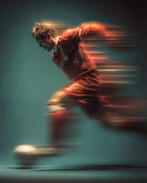 Soccer Panning Shot template result