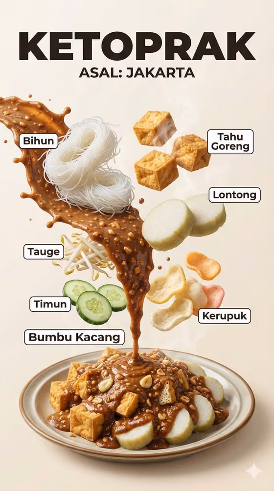 Floating Indonesian Food Guide