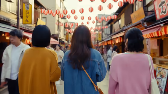 Japanese Market Friends Travel Vlog