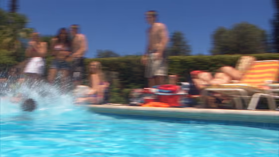 Early 2000s Pool Party Montage