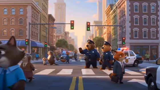 Anthropomorphic Animal City Story