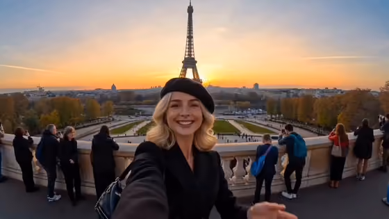 World Landmarks Hyperlapse Selfie Tour