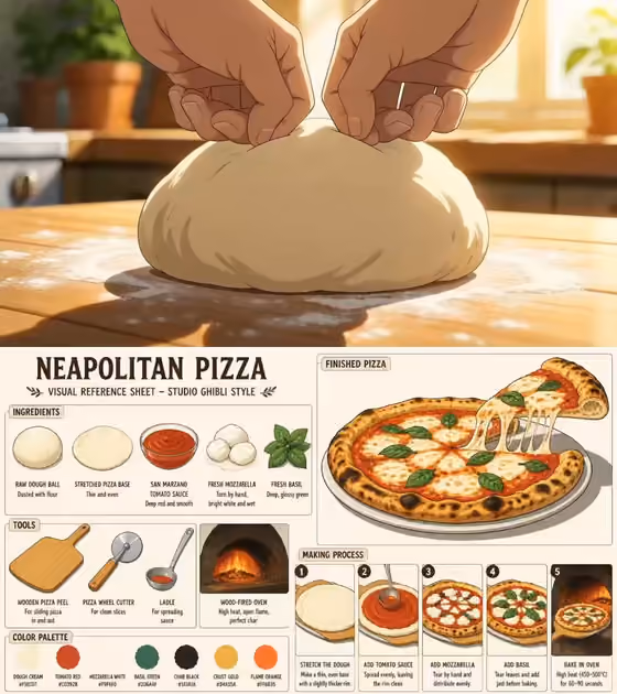 Ghibli Neapolitan Pizza Reference Sheet